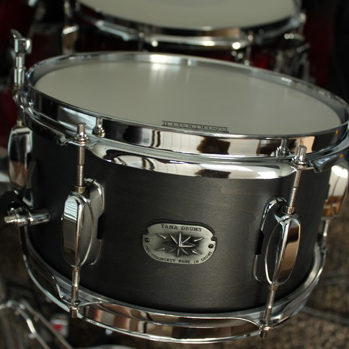 Acoustic Drum Set- Cherry to Black