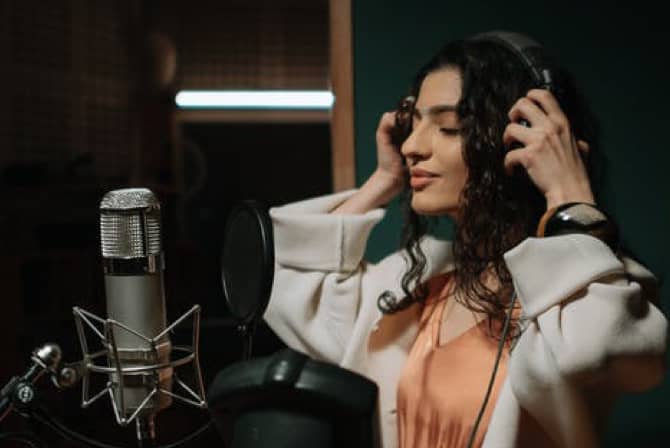 singing