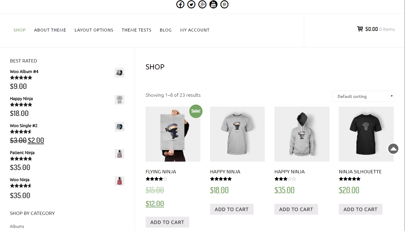 best free eCommerce themes in WordPress