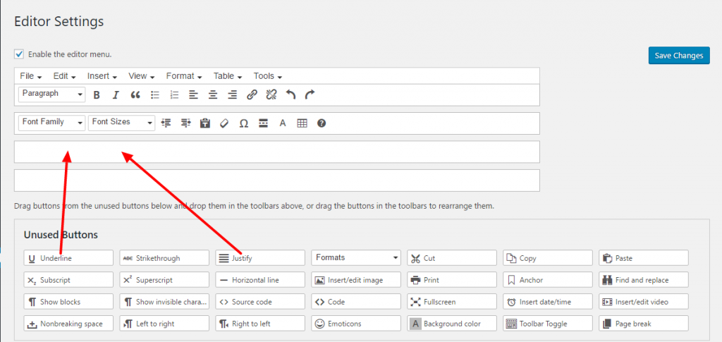 How to Add Underline and Justify Buttons in WordPress