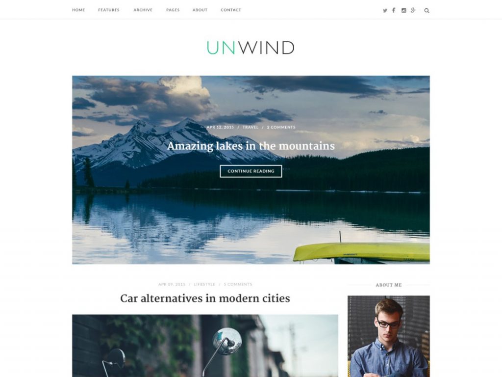 Unwind screenshot