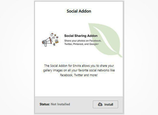 social share addon