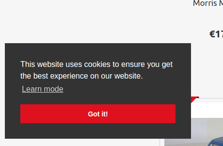 cookie notice