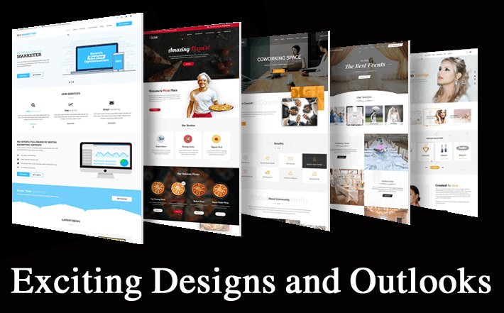 Exciting Designs and Outlooks. WordPress is best for eCommerce websites.