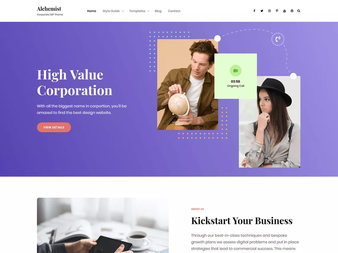 Alchemist - Top 10 Free Themes in WordPress.org - July 2019