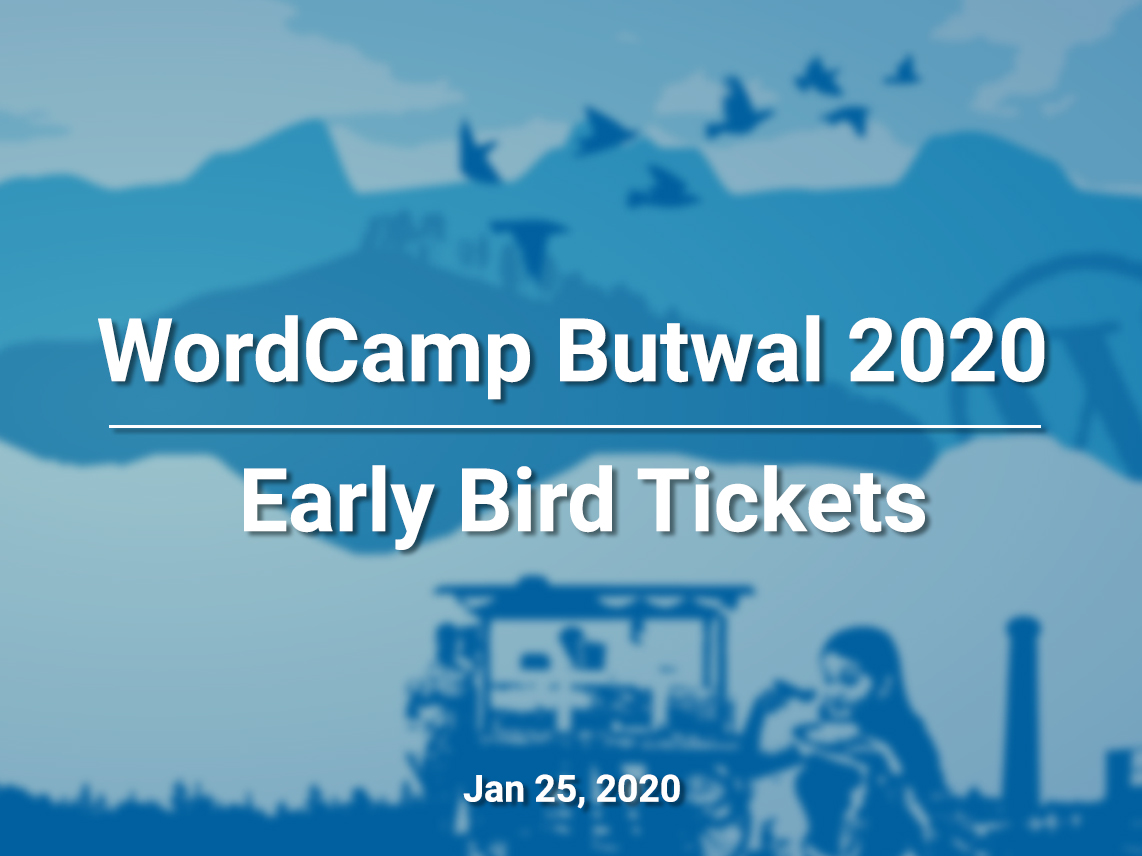 WordCamp Butwal 2020