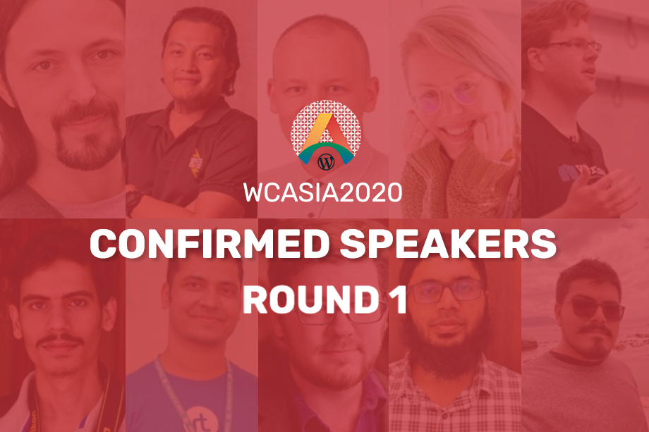 WCASIA2020 Confirmed Speakers - Round One