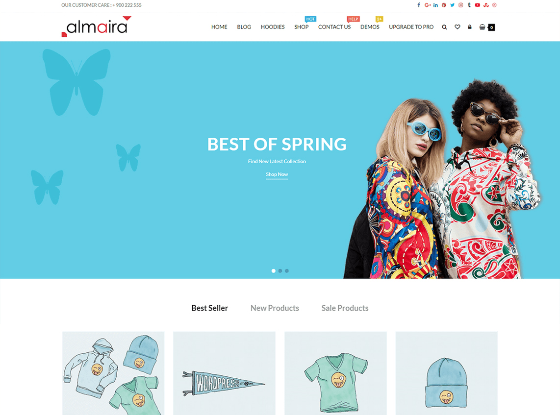 Almaira -10 Best Free WordPress Themes of February 2020