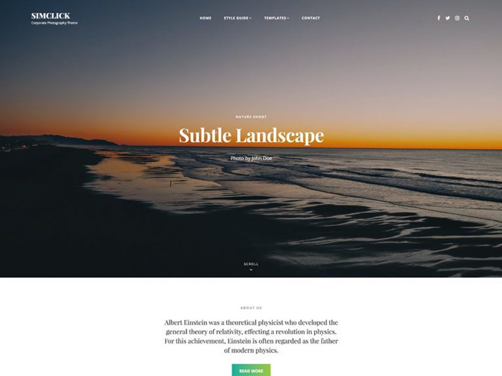 SimClick -10 Best Free WordPress Themes of June 2020