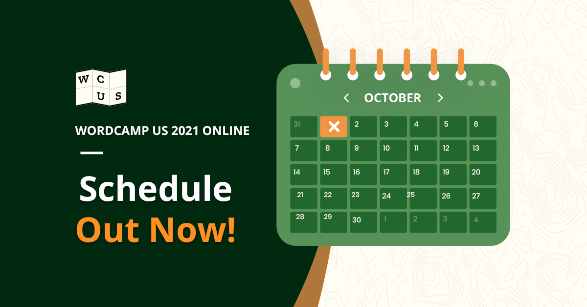 WordCamp US 2021 Online Schedule DevotePress