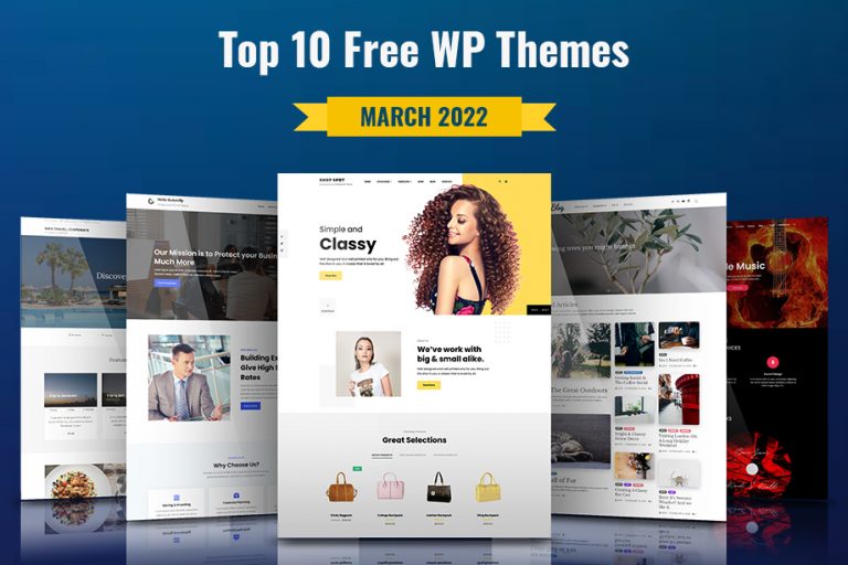 10 Best Free WordPress Themes of March 2022 DevotePress