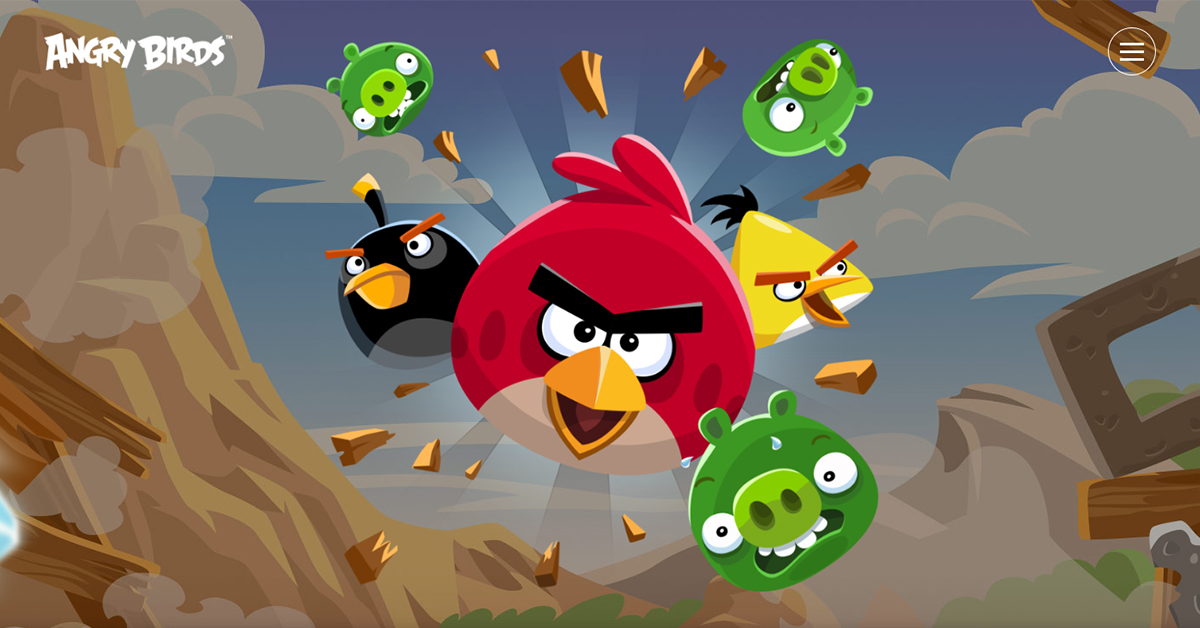 Angry Birds - Big Brands that are Using WordPress