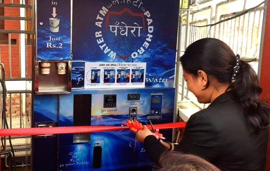 Water Atm of Nepal launched in Lalitpur